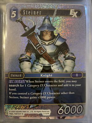 FFTCG Final Fantasy Trading Card Opus 3 III - 3-137R Foil - Steiner