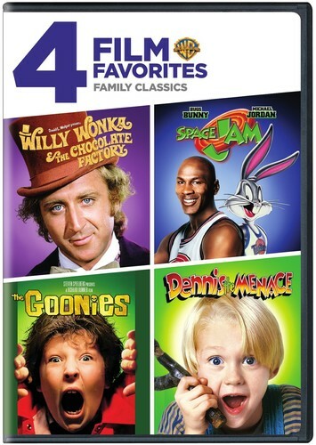 BRAND NEW Family Classics DVD Space Jam Willy Wonka Goonies Denis