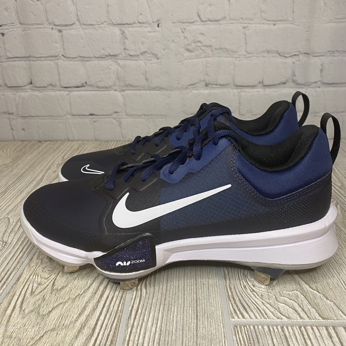 Nike Force Zoom Trout 9 Pro Metal Baseball Cleats Men's 7.5 Navy