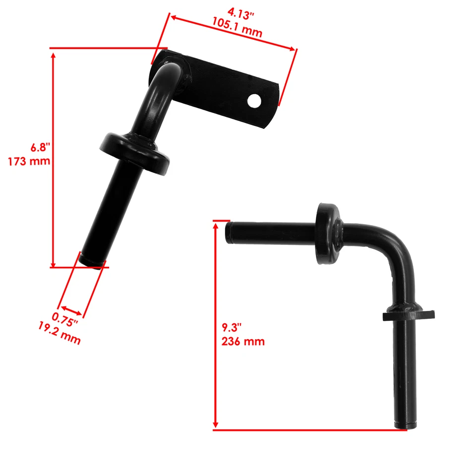 Conjunto de braço de eixo Caltric para trator de grama Simplicity Regent 42" 22 HP 1727872ASM - Imagem 2 de 4