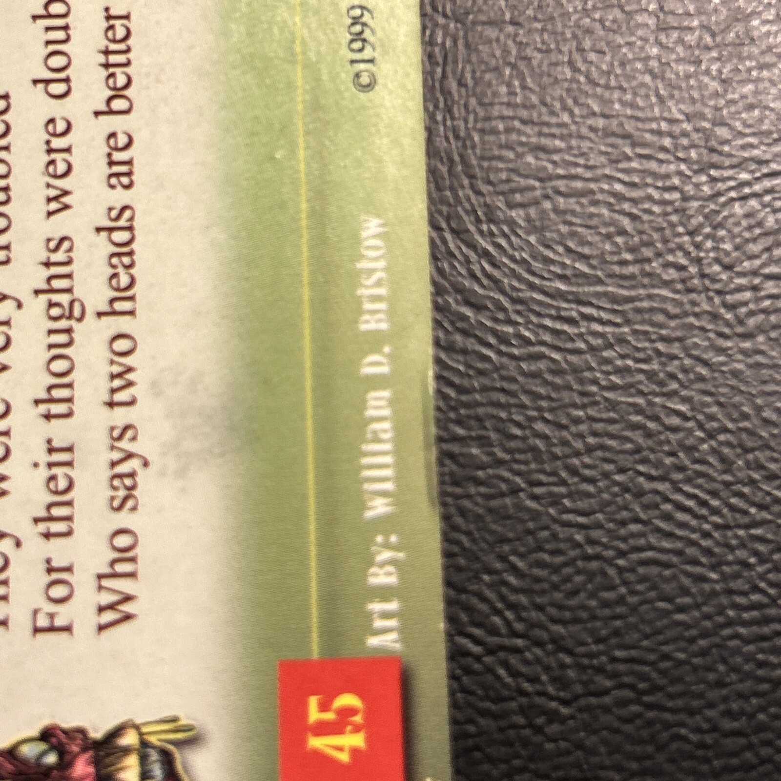 Jb2 Morbid Monster Nostalgicards 1999 #45 Tortured Todd Tormented Terry - Picture 3 of 3