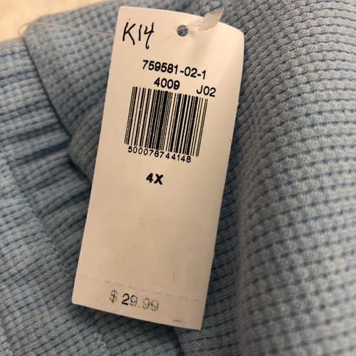 Old Navy Womens Plus 4X High Rise Thermal Waffle Knit Lounge Jogger Pants Blue - Picture 10 of 13