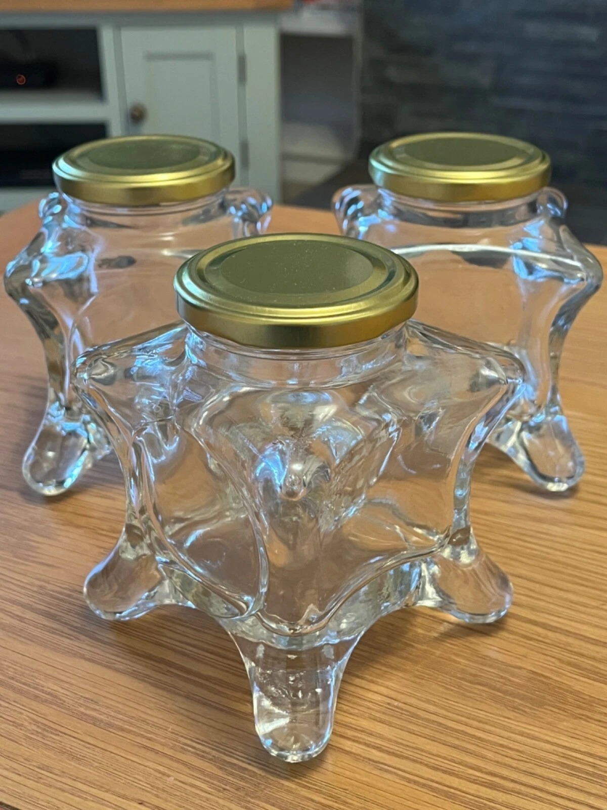 3 x 212ml Glass Oskar Jar