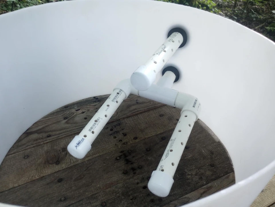 Kit de recolección de agua de desarrollo de manantial - Hágalo usted mismo Colección de agua fuera de la red 1" pvc Foto 3 de 4