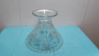 VINTAGE ANCHOR HOCKING STAR OF DAVID PUNCH BOWL STAND