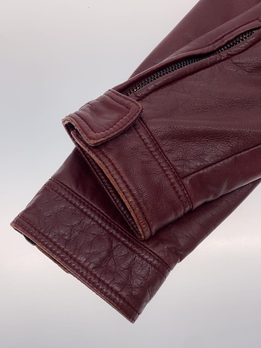 DOLCE&GABBANA single riders Jacket leather sheepskin red 44 DOLCE&GABBANA single riders Jacket leather sheepskin red 44