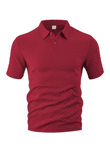 Herren Sommer Dünn Atmungsaktiv Feuchtigkeitsableitend Locker Freizeit Herren Kurzarm Poloshirt - Bild 7 von 24
