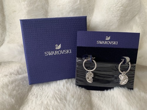 Swarovski Shell Nautilus Hoop Earrings - Picture 13 of 13