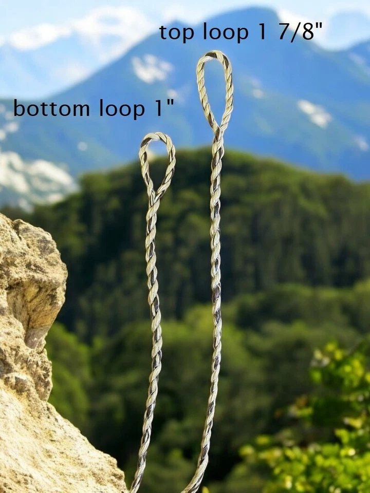 Cuerda de arco flamenca Twist / híbrida / "OTOÑO" B55 / ¡ELIGE LA LONGITUD DE LA CUERDA! /$17,95 Foto 2 de 4