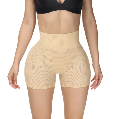 Damen Hüftpolster Shapewear gepolstert formend Oberschenkel Shorts Dip Enhancer Po Lifter - Bild 5 von 20