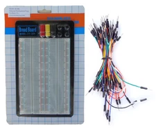 Tektrum Solderless 1660 Tie-Points Experiment Plug-In Breadboard Kit With Wires