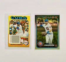 Aramis Ramirez 2011 Topps Lineage 1975 Mini Game Used Jersey 2024 Dansby Swanson