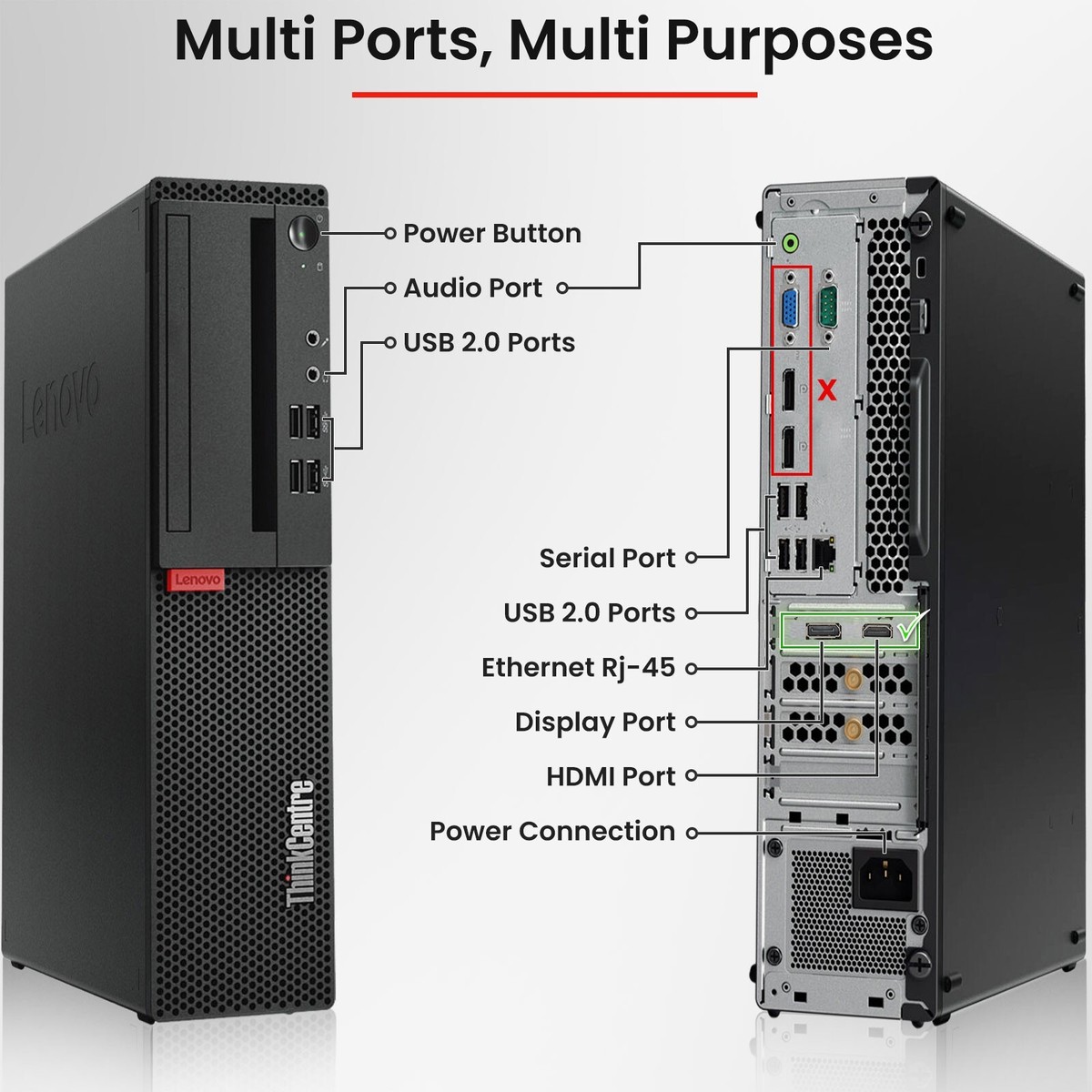 lenovo デスクトップPC i5 9400 16GB 256GB win11 Lenovo Tower ThinkCentre Desktop PC Intel i5-6500 16GB 512GB