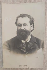 Old postcard portrait Drumont (Reutlinger, Paris) 1900