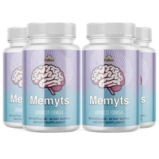 Memyts- Brain Support- 4 Bottles- 240 Capsules