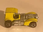 WOW RARE! 1973 Superfine Turbine Yellow Enamel Color  Redline HotWheels Cars.