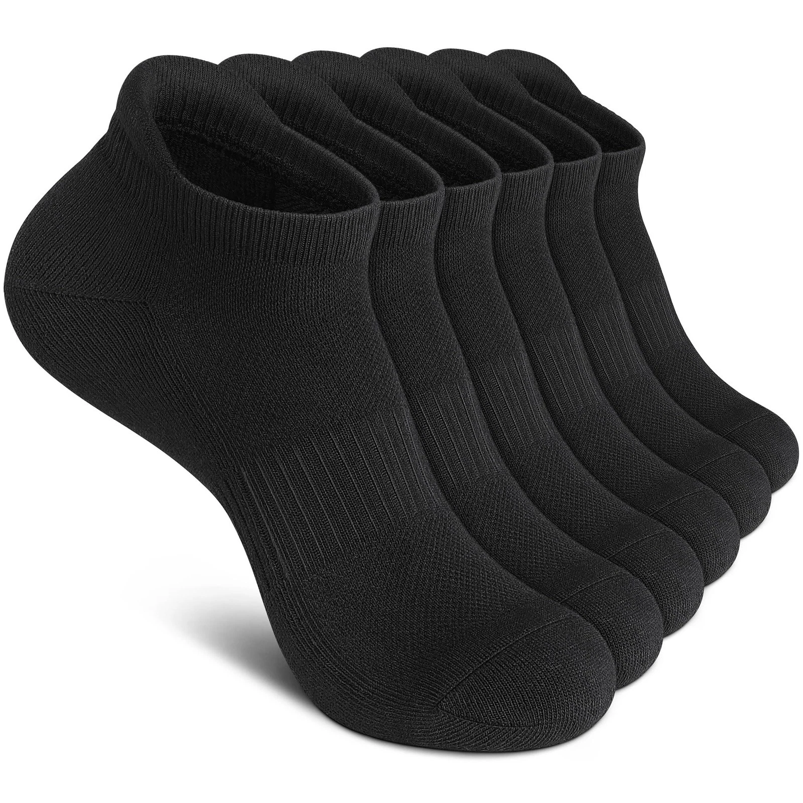 Ankle Athletic Running Socks Low Cut Sports Socks Breathable Cushioned Tab So...