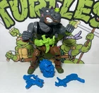 MACHINE GUNNIN’ ROCKSTEADY TMNT 1991 Vintage Complete Figure READ E1 995X