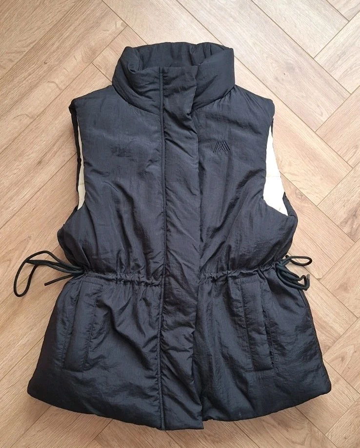 4th ARQ Black Quilted Puffer Vest Jacket Womens Size Small