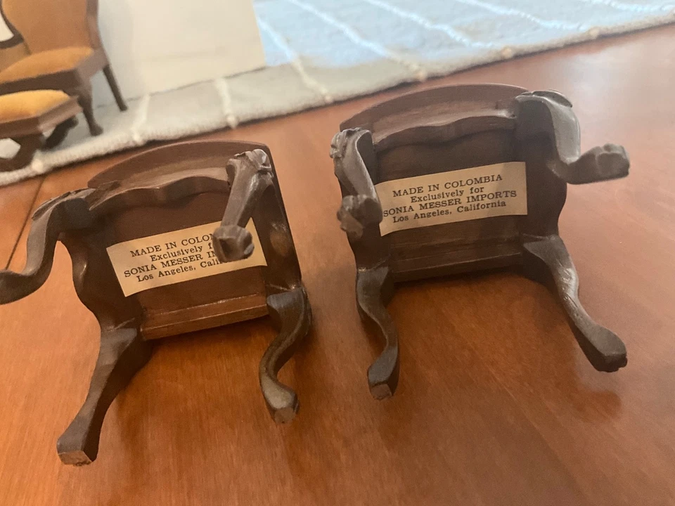 Sonia Messer Vintage Lot Of 12 Assorted Dollhouse Miniatures “Made In Columbia" - Image 4 of 4