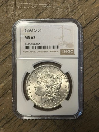 NGC MS62 1898-O Morgan Silver Dollar New Orleans Mint #6799483-019