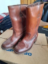 MENS COWBOY STYLE BOOTS 70'S VINTAGE SIZE UK 7 1/2 7.5