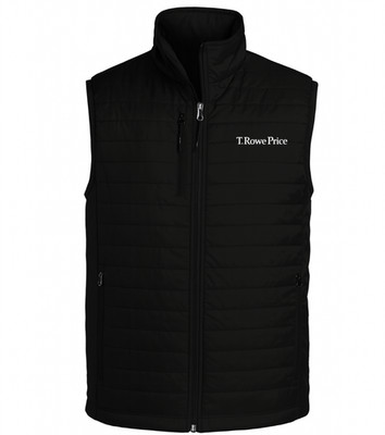 NWT 100% Authentic T. Rowe Price Asset Management Finance Vest / Gilet Black 2XL