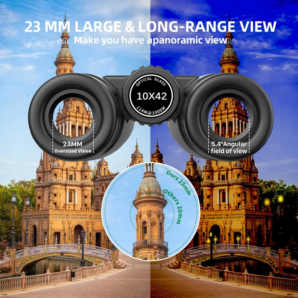 12x42 HD Binoculars for Adults High Powered for Bird Watching with Phone Adapter - Image 3 of 4