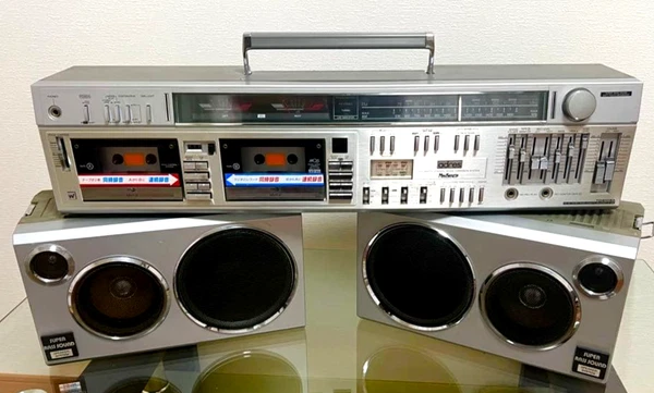Rare Showa Retro Toshiba RT-S98 Large Boombox MacKenzie Vintage Stereo WORKING