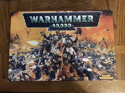 VTG 1998 Warhammer 40000 Battle Box Games Workshop Dark Eldar & Black Templar