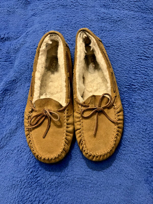 UGG Australia Womens Dakota 5131 Brown Suede Mocassins Shoes Slip On Size 6