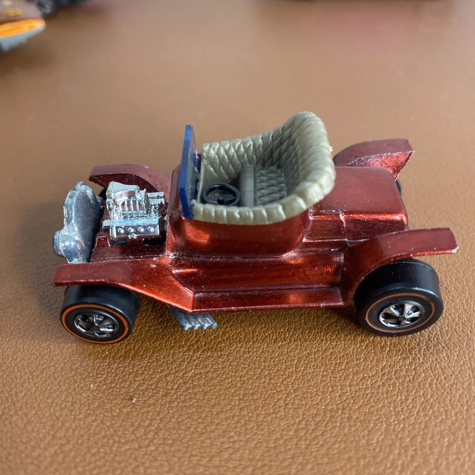 Hot Wheels Vintage Redline Rose Magenta Hot Heap 1968 ALTA CALIDAD CASI COMO NUEVO Foto 3 de 4