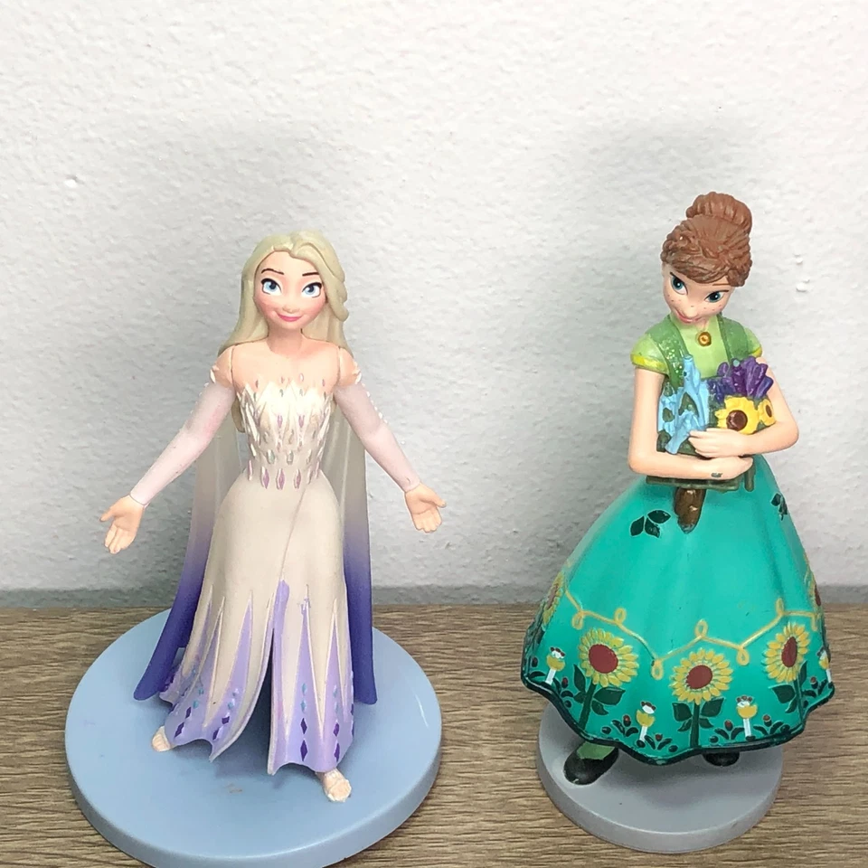 Lote Figuras Disney Frozen Juguetes Elsa Anna Estatuillas Decoración de Pasteles Coleccionables 10 Foto 3 de 4