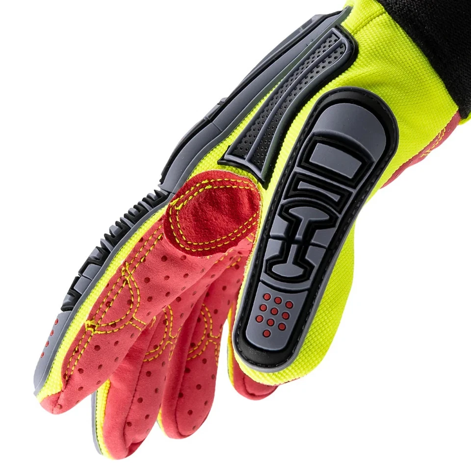 NUEVO Guantes de trabajo resistentes a cortes y pinchazos HexArmor Rig Lizard 2028X ANSI3 Foto 3 de 4