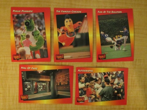 1992 Donruss Triple Play Baseball Near Complete Set 262/264 - Picture 5 of 9