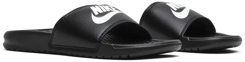 Nike Benassi JDI Sandali Slides Uomo Nero Bianco Taglie Asst Nuovi con etichette (343880 090)