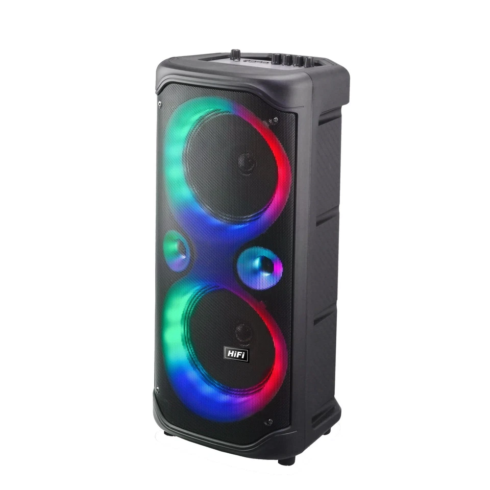 Cassa Bluetooth Wireless Microfono Doppio Altoparlante 8” 3000W RX-8253 Series - Immagine 2 di 4