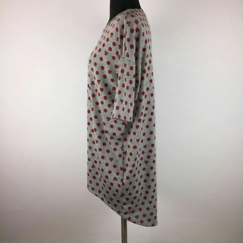 Top túnica lunares LuLaRoe Irma Disney para mujer XXS 2XS Minnie Mouse casi nuevo Foto 4 de 4