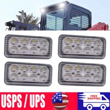 4X LED Work Lights Headlight V0511-53510 for Kubota Skid Steer SVL65 SVL75 SVL90