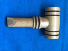 3"x2" BRAZILIAN HANDMADE WOODEN HAMMER WOODWIND WHISTLES APITO DE MADEIRA