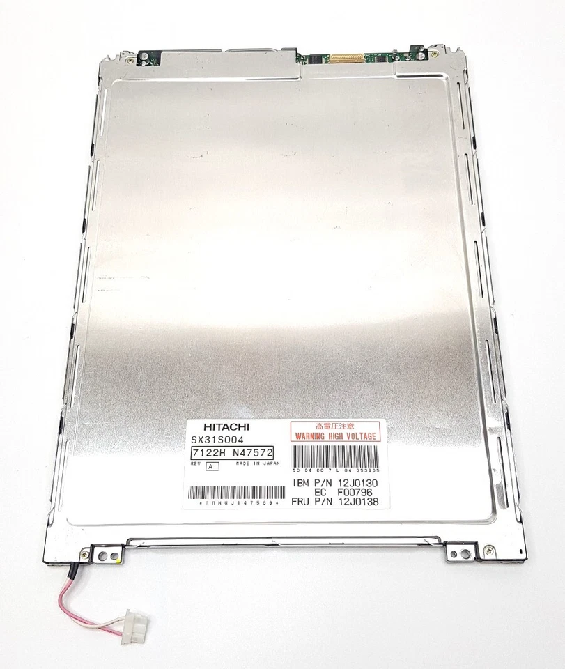 IBM ThinkPad 12.1" Matte Laptop LCD Hitachi SX31S004 12J0130 F00796 - Image 2 of 4