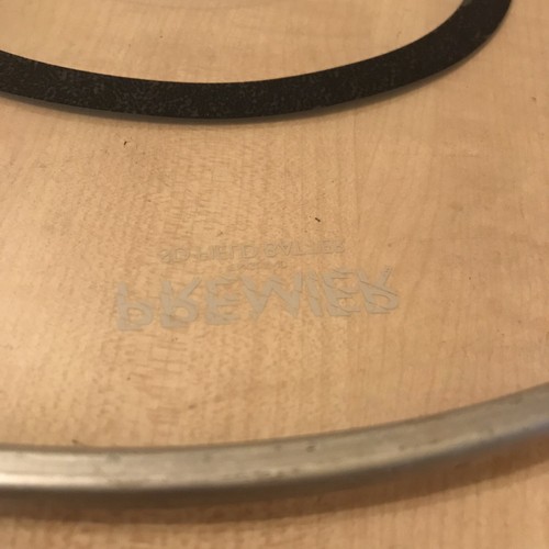 TRAJE DE PIEL DE 15"" DRUM HEAD PREMIER DE COLECCIÓN TOM PARA KIT DE BATERÍA TRANSPARENTE - Imagen 9 de 10