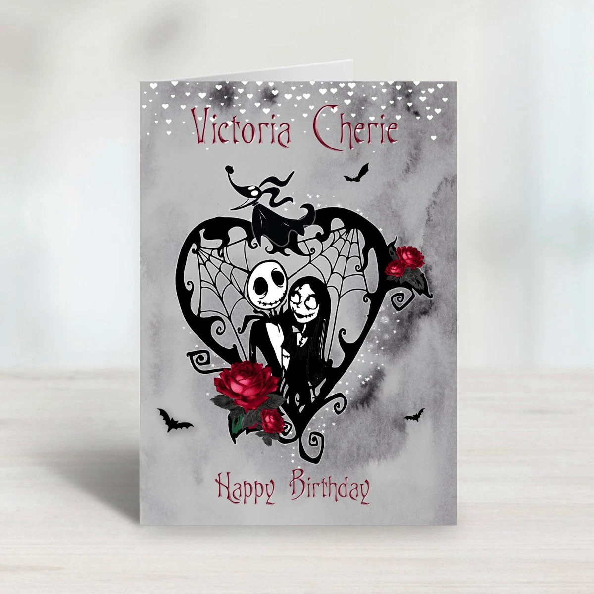Jack Skellington Happy Birthday Card