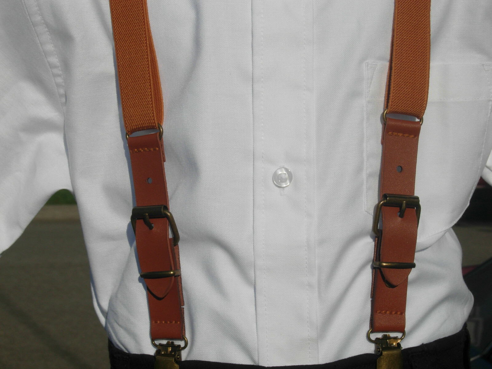 Boys Suspenders / Brown Suspenders with Faux Leather Buckles / 2 - 8 years old Boys Suspenders / Brown Suspenders with Faux Leather Buckles / 2 - 8 years old