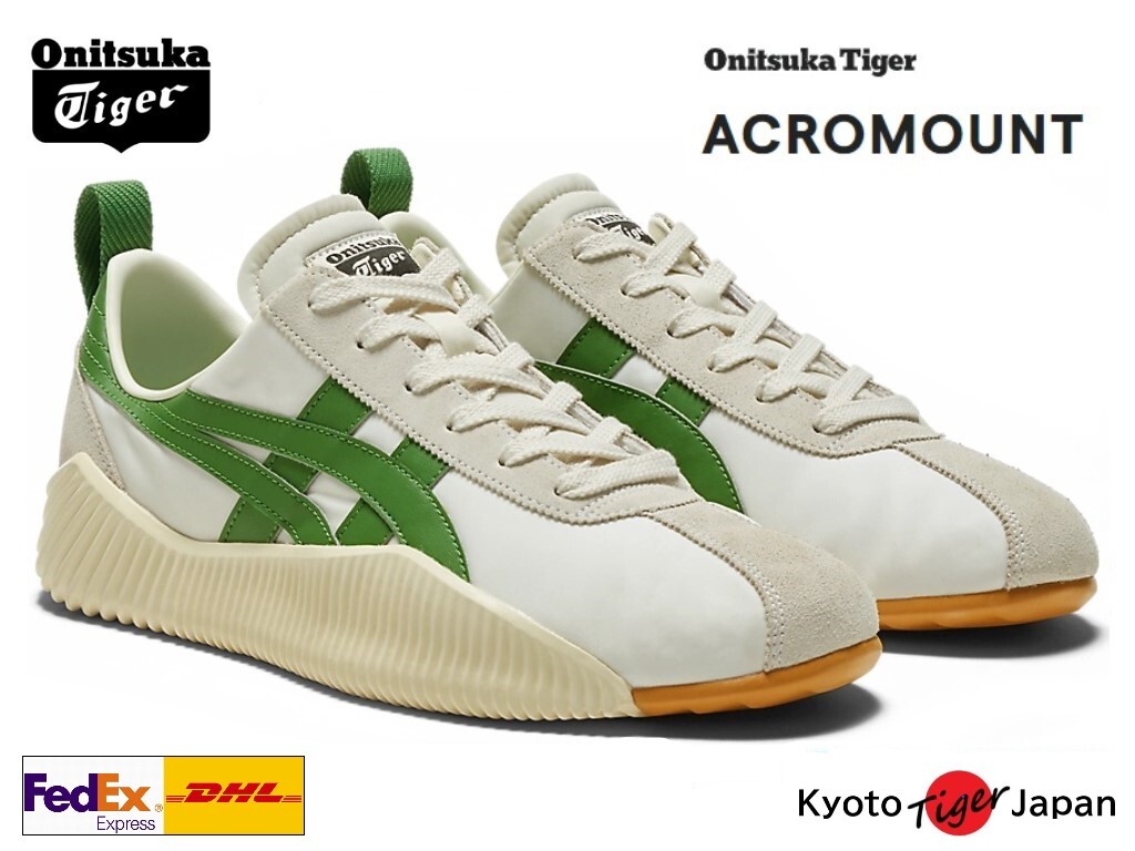 Onitsuka Tiger ACROMOUNT ( CREAM/SPINACH GREEN ) 1183B257 Onitsuka Tiger ACROMOUNT ( CREAM/SPINACH GREEN ) 1183B257
