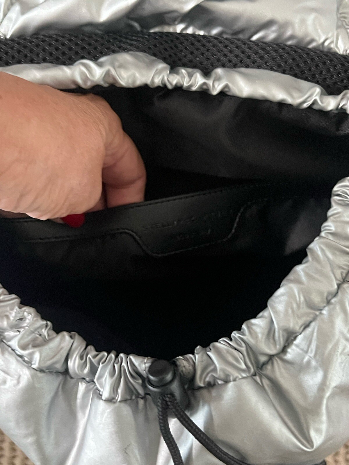 stella mccartney Silver  Multipocket Backpack - image 8