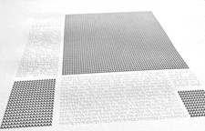 David Kasprzak Typography Art 18x24" Typeface Minimal Modern Type Font Mondrian