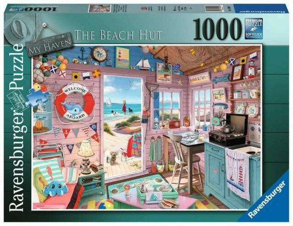 Ravensburger The Beach Hut 1000 Pieces Jigsaw Puzzle For Sale Online Ebay