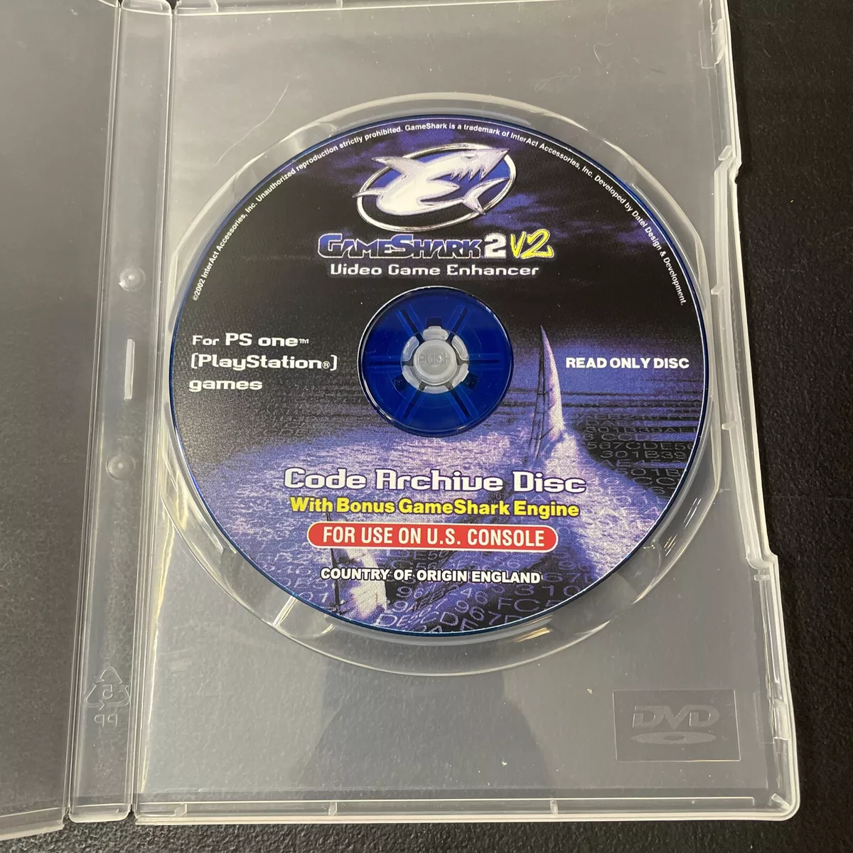 GameShark PS1 Code Archive Disc Tested PlayStation Bonus Game