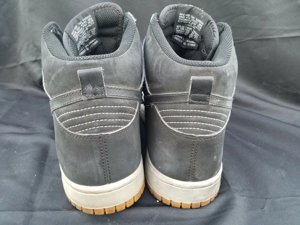 🔥Mejor🔥 2008 Nike Dunk High Premium Blanco Negro Gris SB Goma 317982-101 Talla 9.5 Foto 4 de 4